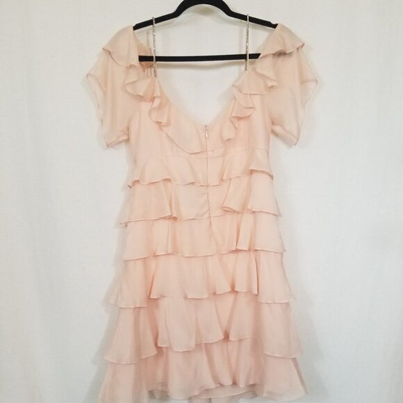 Rachel Zoe Blush Pink Tiered Dress - Picture 4 of 8